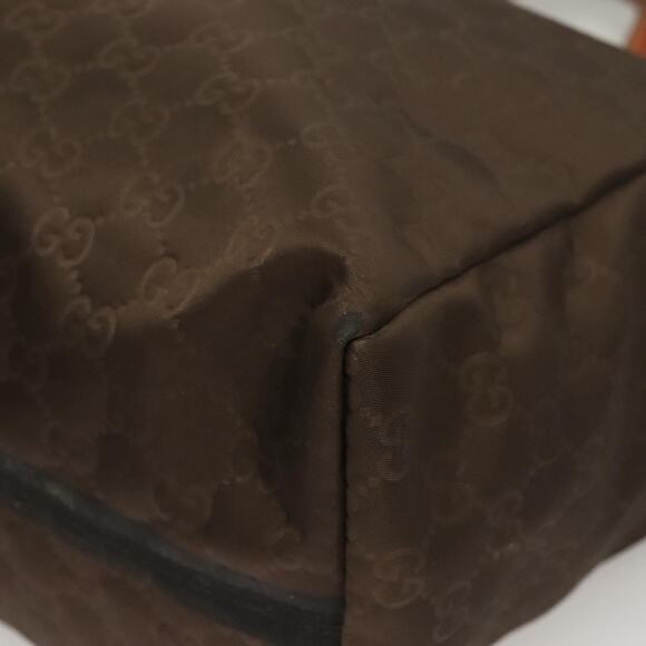 GUCCI GG Canvas Tote Bag Brown Gold - Picture 12 of 16